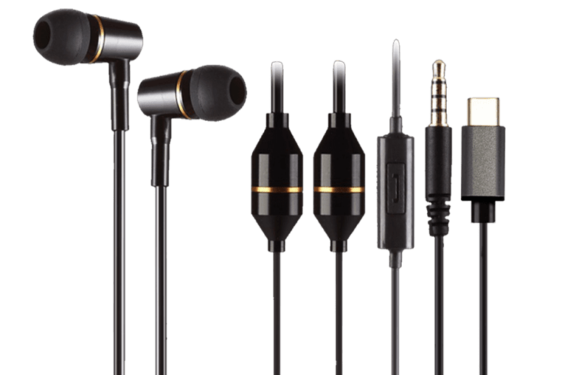 EMF Radiation Free Air Tube Earphones Features and Adapters transparent BG 2024